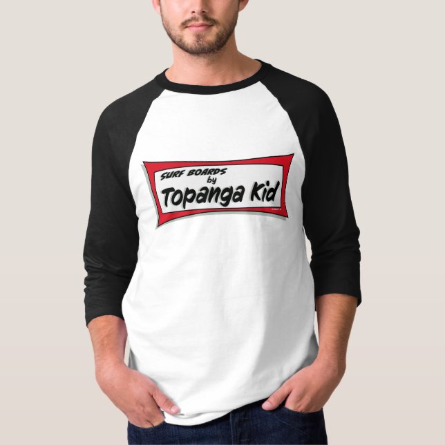 Camiseta Creekrat CARtoon Studios Topanga Surfboards Tee (Frente)