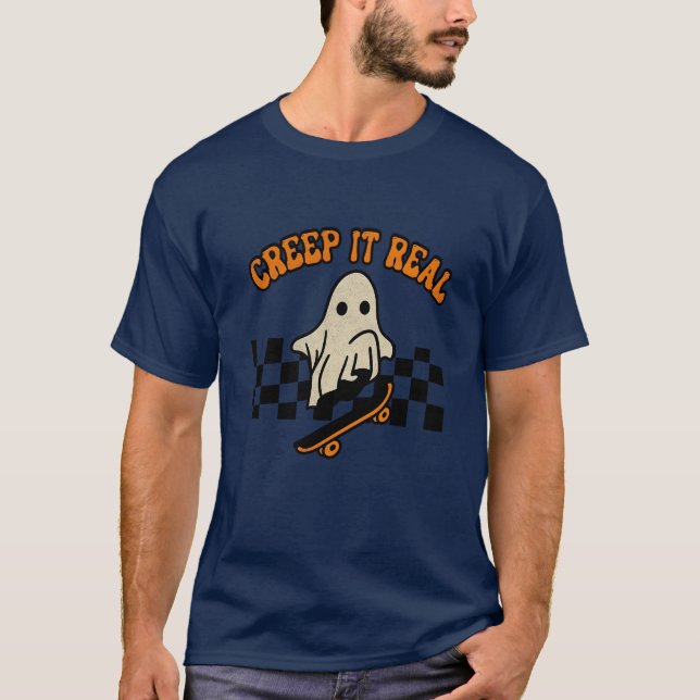 Camiseta Creep it real - ghost shirt (Frente)
