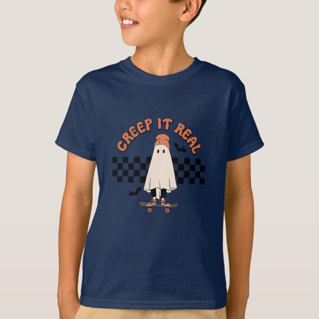 Camiseta Creep it real ghost shirt (Frente)