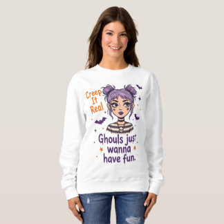 Camiseta Creep It Real Halloween, Noite de Garotas