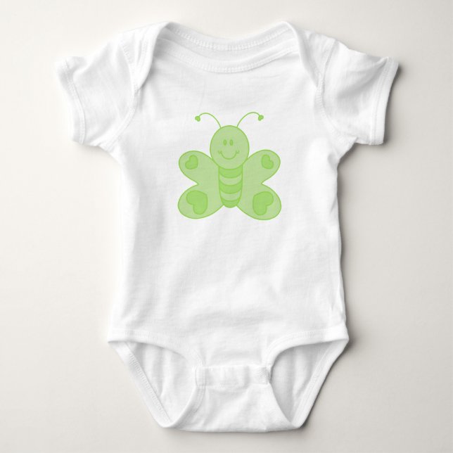 Camiseta Creeper Borboleta Verde (Frente)