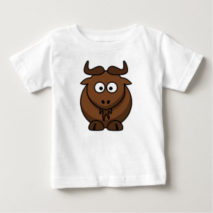 Camiseta Creeper da cabra para bebês novos