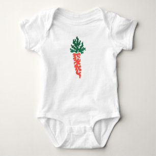 Camiseta Creeper da criança do redemoinho da cenoura