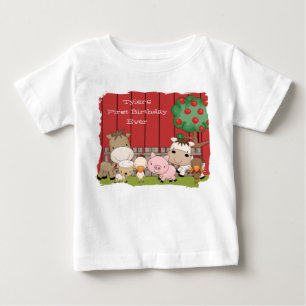 Camiseta Creeper da criança dos amigos do Barnyard do beb