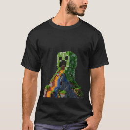 Camiseta Creeper Mountain | Epic Lava Waterfall | 3D Render