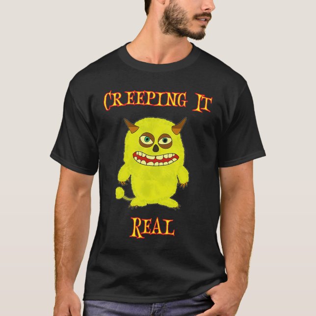 Camiseta Creeping It Real Monster (Frente)