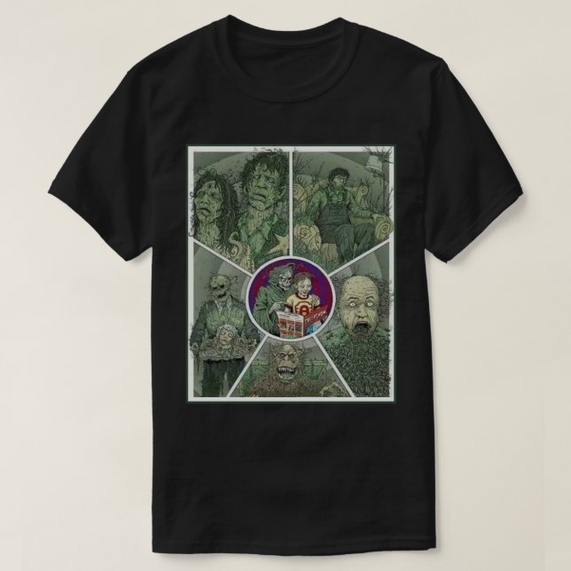 Camiseta Creepy está de volta presentes de arte do Fan (Frente do Design)