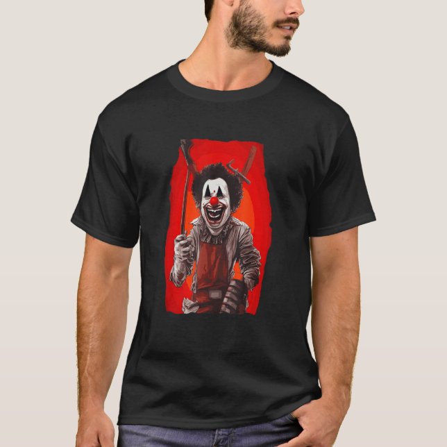 Camiseta Creepy Horror Clown (Frente)