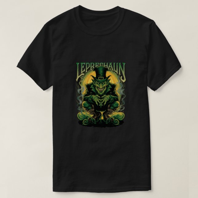 Camiseta Creepy Leprechaun (Frente do Design)