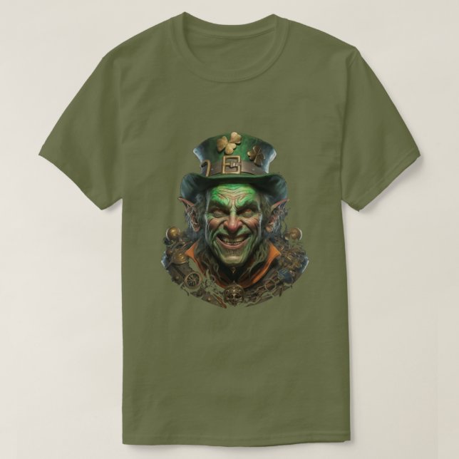 Camiseta Creepy Leprechaun (Frente do Design)