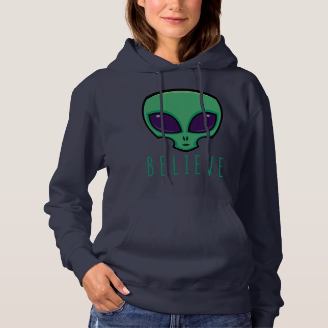 Camiseta Creia na Alienígena (Frente)
