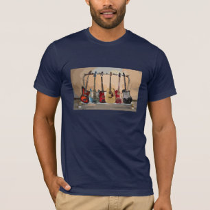 Camiseta Cremalheira das guitarra