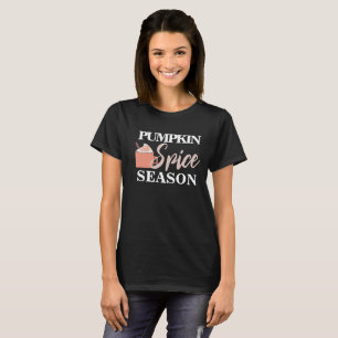 Camiseta Creme Batida Caneca de Outono da Especiaria de Abó