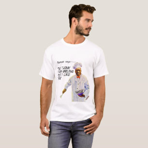 Camiseta Creme do homem do trigo - Rastus diz .....
