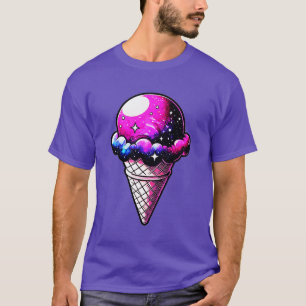 Camiseta Creme espacial Cone 205