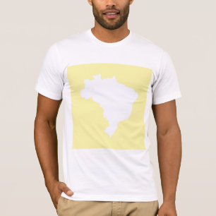 Camiseta Creme Festivo Brasil em Emporio Moffa