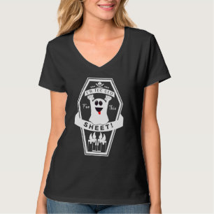 Camiseta Creme Muito Velho Para Esta Folha Ghost Happy H
