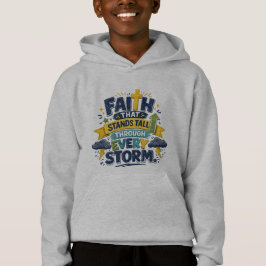 Camiseta Crença que fica de pé moletom infantil