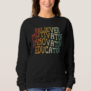 Camiseta Crente Motivador Inovador Educador Professor Volta