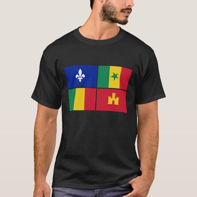 Camiseta Creole Flag (Frente)
