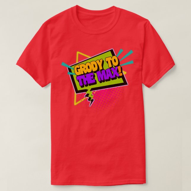 Camiseta Cresça até o Max Funny 90 dizendo (Frente do Design)