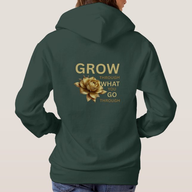 Camiseta Cresça Através Do Que Você Passa – Motivacional  (Verso)