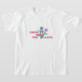 Camiseta Cresça com as plantas 