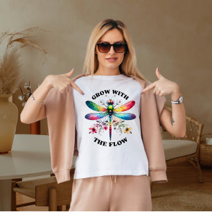 Camiseta Cresça com o fluxo