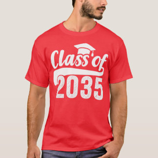 Camiseta Cresça comigo na pré-escola de graduação 2035
