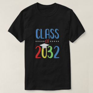 Camiseta Cresça Comigo Primeiro Dia Da Classe De 2032 Voc