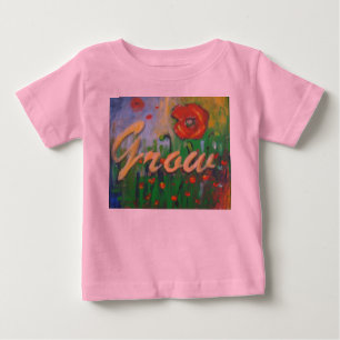 Camiseta Cresça o T infantil da Longo-Capa