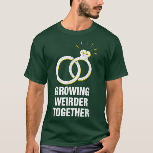 Camiseta Crescendo Estranhos Juntos Aniversário de Casament