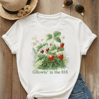 Camiseta Crescendo no 616 - Frutas de Michigan cultivadas n