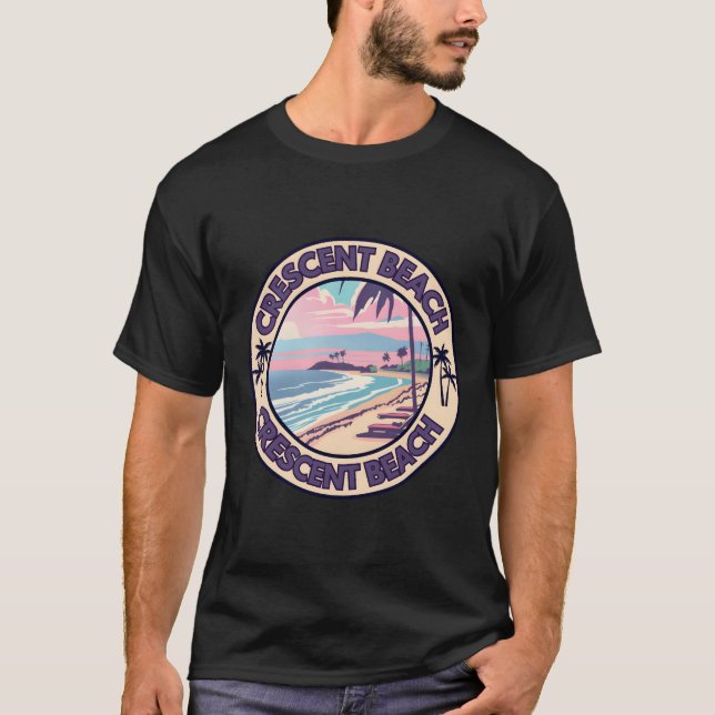 Camiseta Crescent Beach � Austrália � a Joia Costeira (Frente)