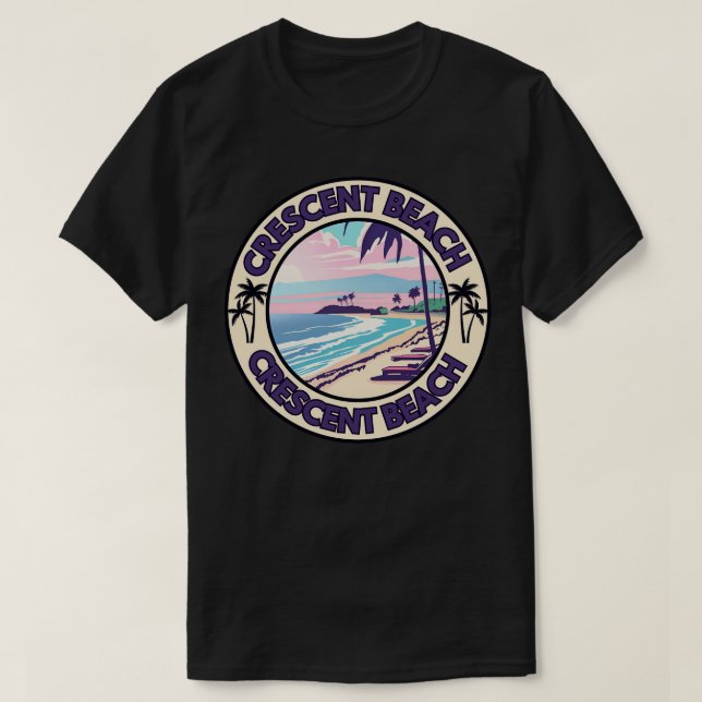 Camiseta Crescent Beach Florida TShirt 1 (Frente do Design)