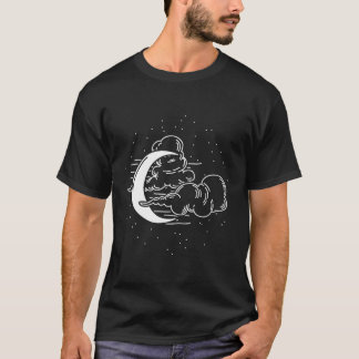 Camiseta Crescent Moon Stars Dark Gótico Witchcraft Oc