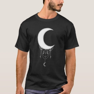Camiseta Crescente Gótico estético Suave Grunge Gótico Wi