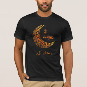Camiseta Crescente Islâmico Ramadan Kareem