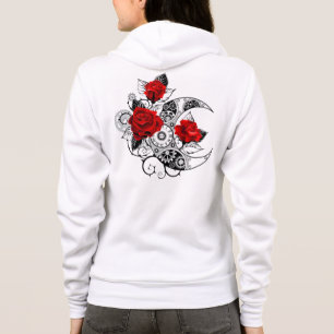 Camiseta Crescente Mecânico com Rosas vermelhas