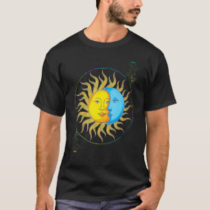 Camiseta Crescente Solar Lua Astronomia Corpo Celeste Astro