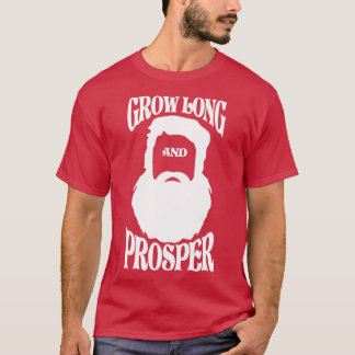 Camiseta Crescer a barba longa e amantes de barba de proteç