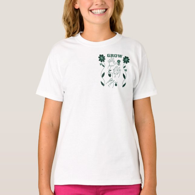 Camiseta Crescer - Design ASL (Frente)