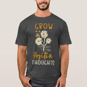 Camiseta Crescer Pensamentos Positivos, Ansiedade Saúde Men
