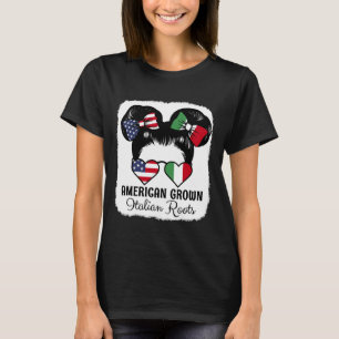 Camiseta Crescida Americana com Raízes Italianas Garota Ban