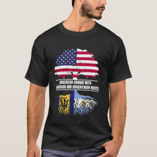 Camiseta Crescido Americano com Bandeira Barbadiano Herança