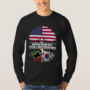Camiseta Crescido Americano com Bandeira Kittitiano Raízes