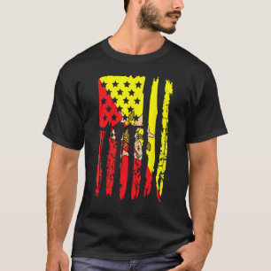 Camiseta Crescido Americano com Raízes Sicilianas Sicília