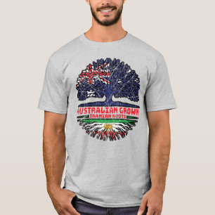Camiseta Crescido na Austrália, Raízes Iranianas – Leão e S
