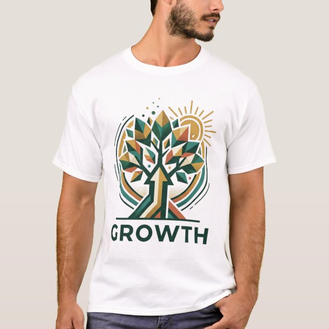 Camiseta Crescimento Ascensão Prosperidade Transformação Pe (Frente)