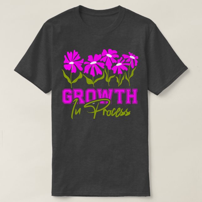 Camiseta Crescimento do processo (Frente do Design)